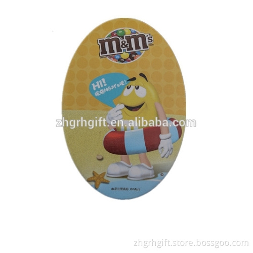 Europe Feature Cheapest Custom Plastic Tin Pin Magnetic Oval Badges